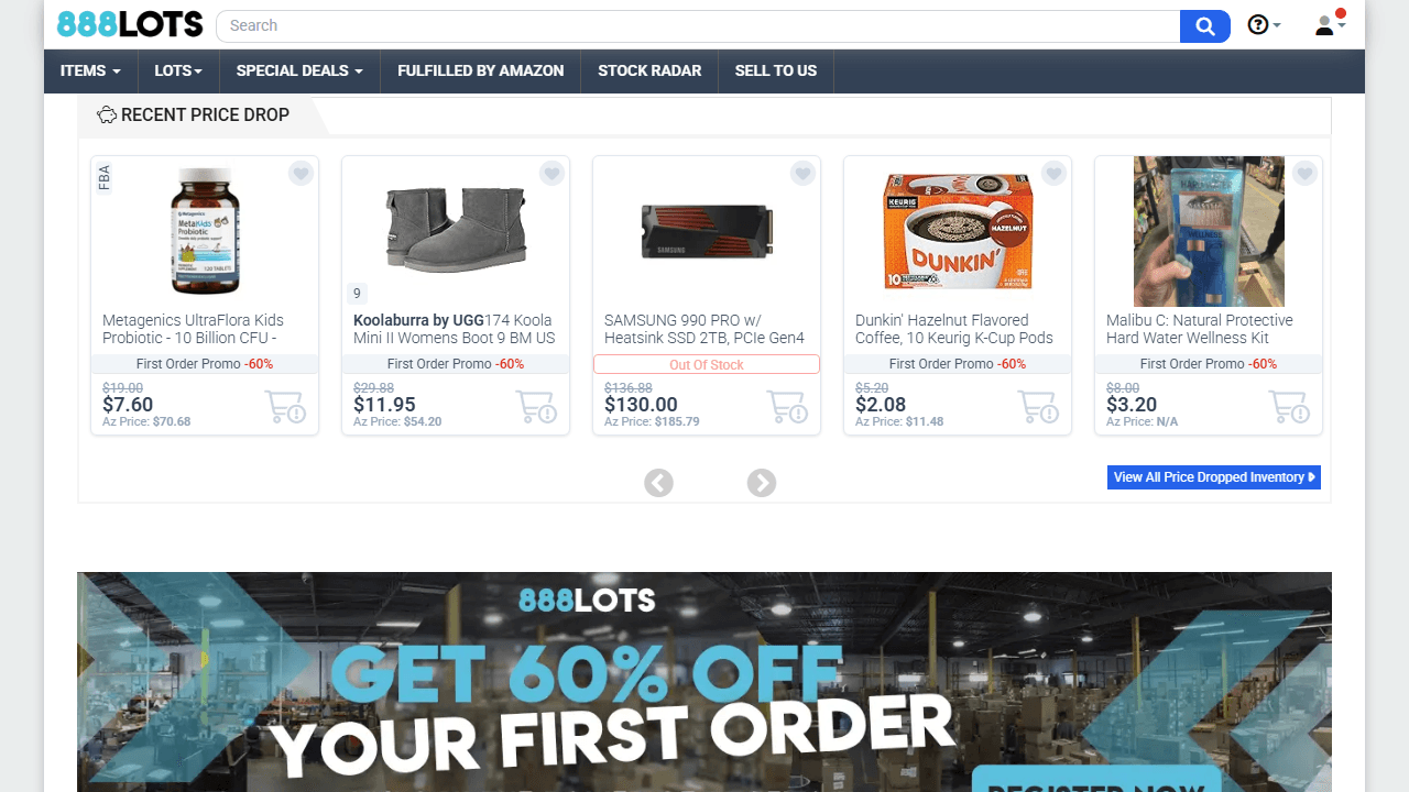 Screenshot of Is 888lots.com Scam or Legitimate?