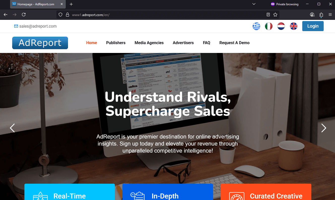 Screenshot of Is adreport.com scam or legitimate?