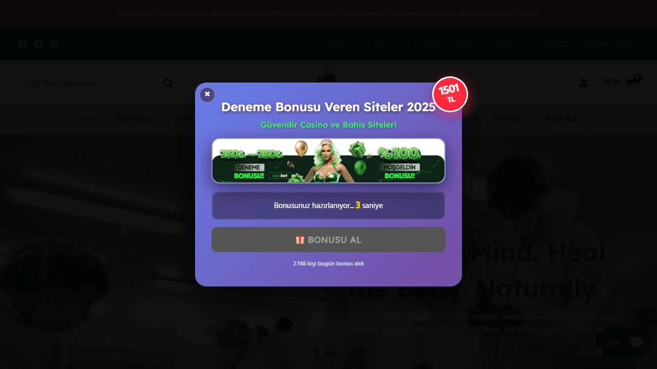 Screenshot of Is cbdmindlab.com scam or legitimate?