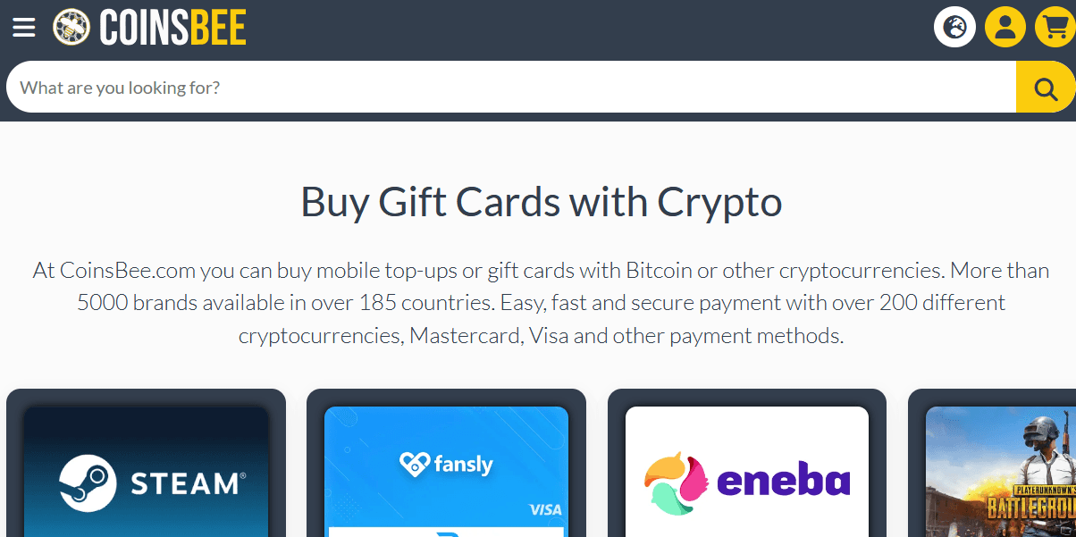 Screenshot of Is coinsbee.com scam or legitimate?