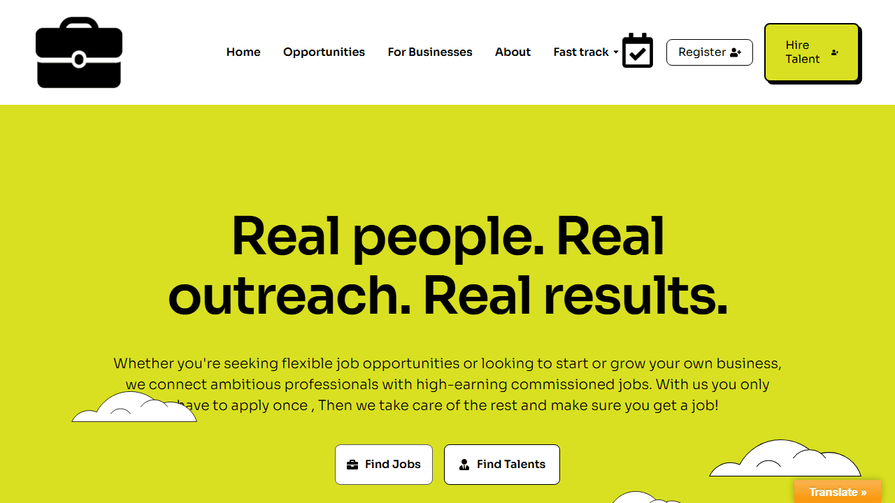 Screenshot of Is commissionedjobs.com scam or legitimate?