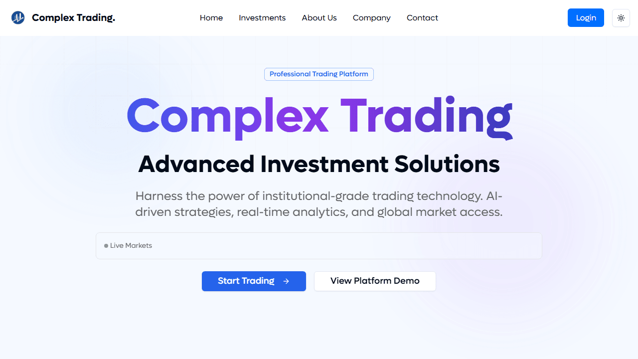 Screenshot of Is complextrading.org scam or legitimate?