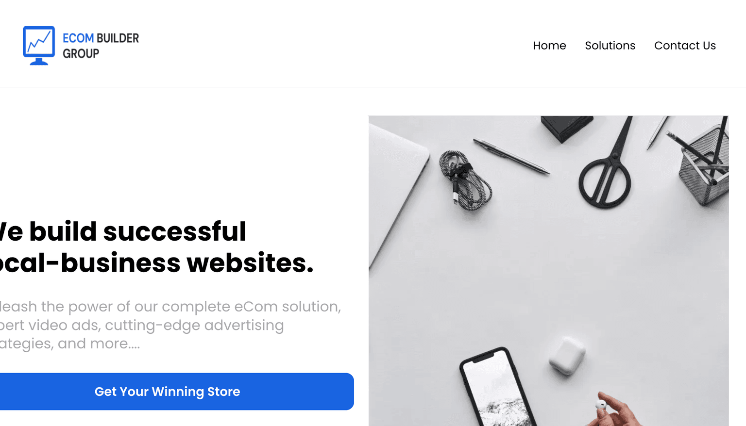 Screenshot of Is ecombuildergroup.com scam or legitimate?