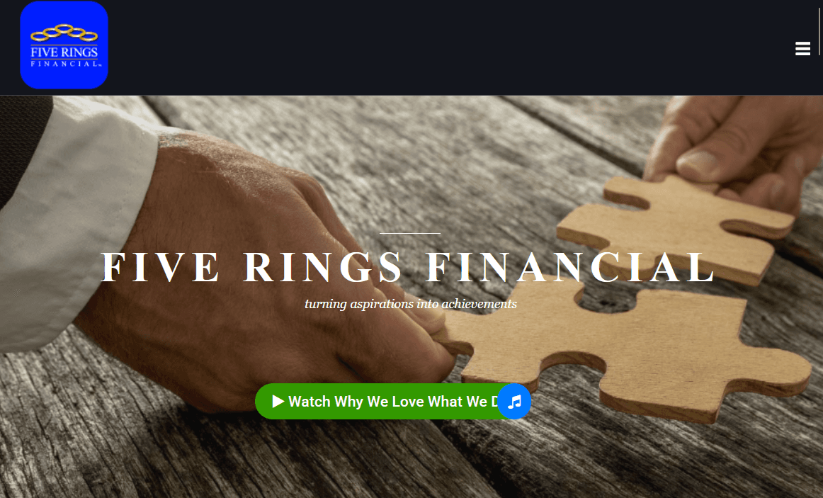 Screenshot of Is fiveringsfinancial.com scam or legitimate?