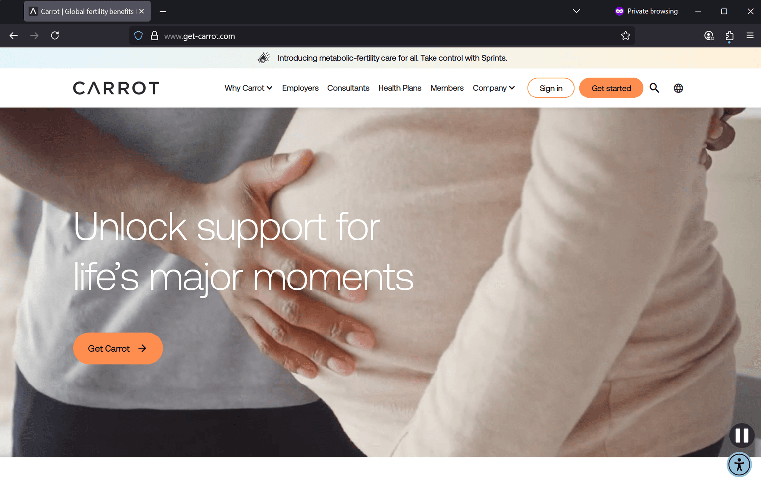 Screenshot of Is get-carrot.com scam or legitimate?