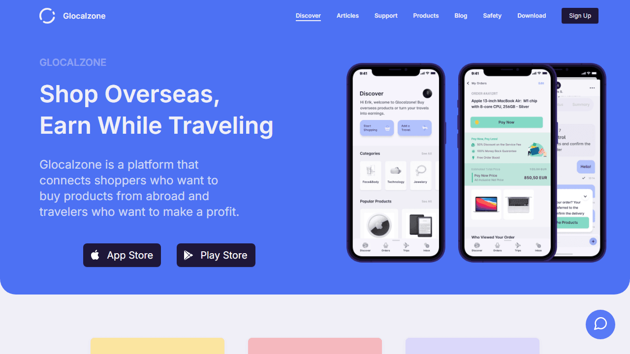 Screenshot of Is glocalzone.com Scam or Legitimate?