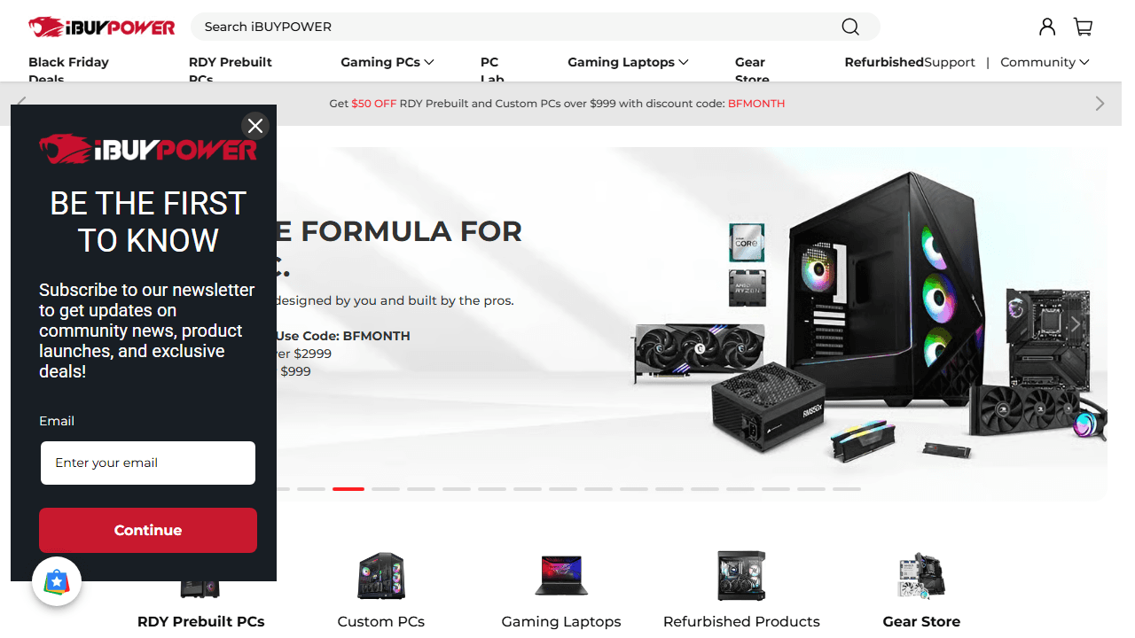 Screenshot of Is ibuypower.com scam or legitimate?