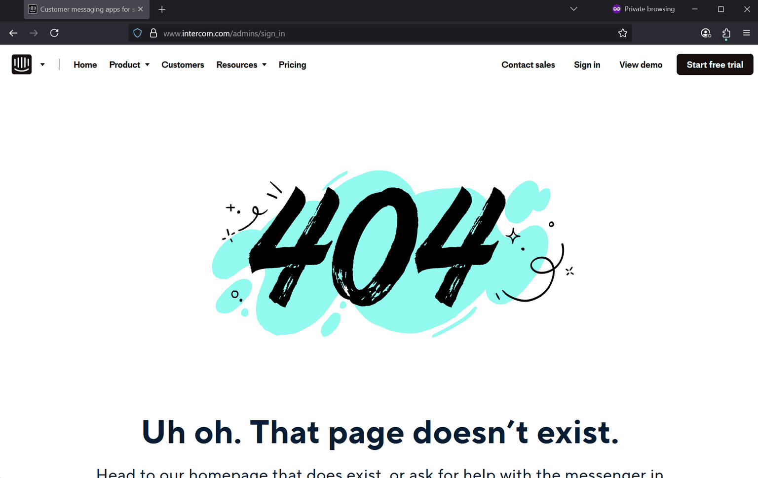 Screenshot of Is intercom-mail.com scam or legitimate?