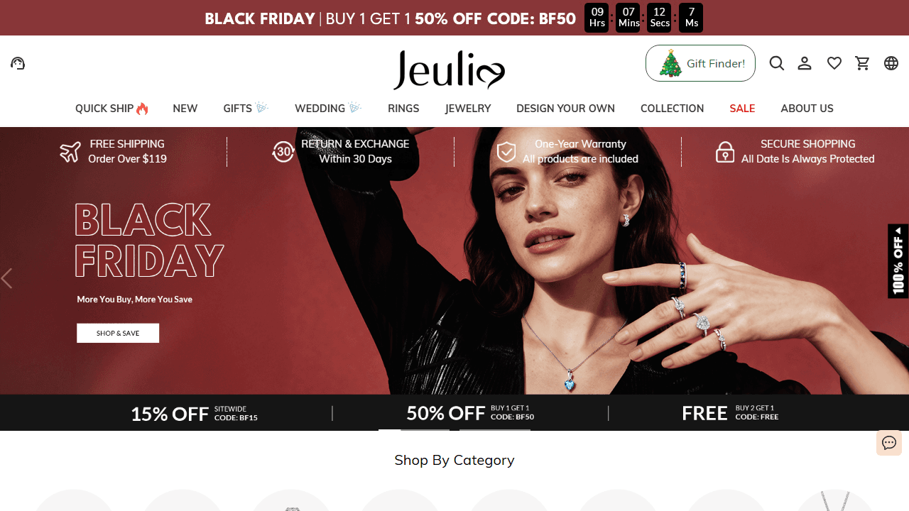 Screenshot of Is jeulia.com scam or legitimate?
