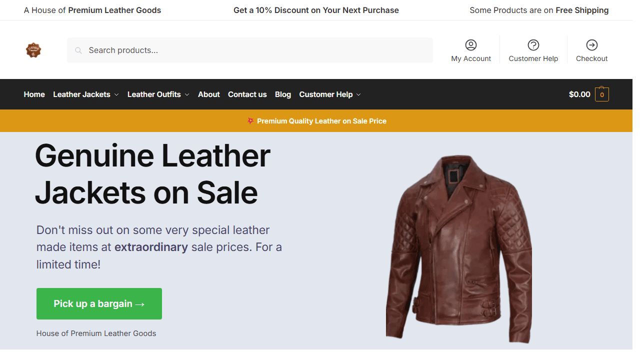 Screenshot of Is leathercurrier.com scam or legitimate?