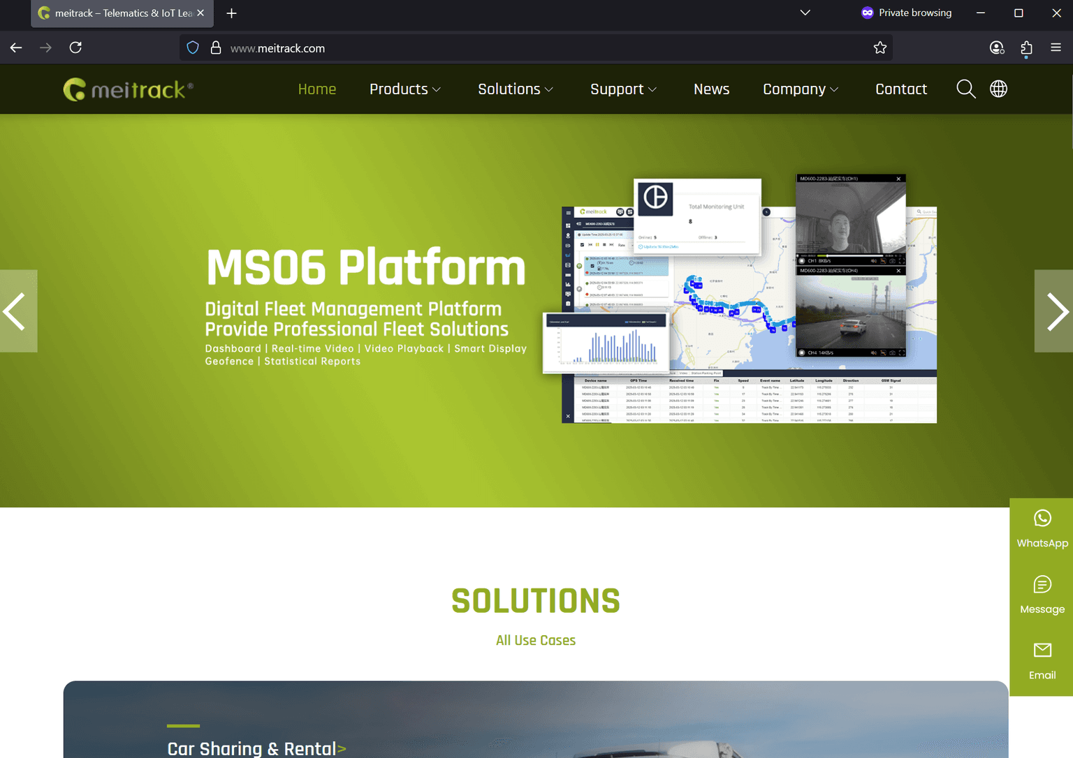 Screenshot of Is meitrack.com scam or legitimate?
