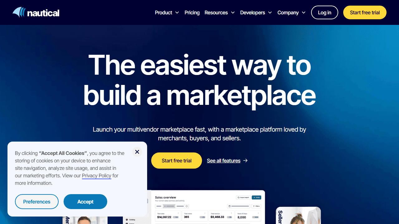 Screenshot of Is nauticalcommerce.com Scam or Legitimate?