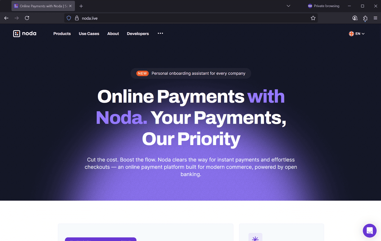 Screenshot of Is noda.live scam or legitimate?