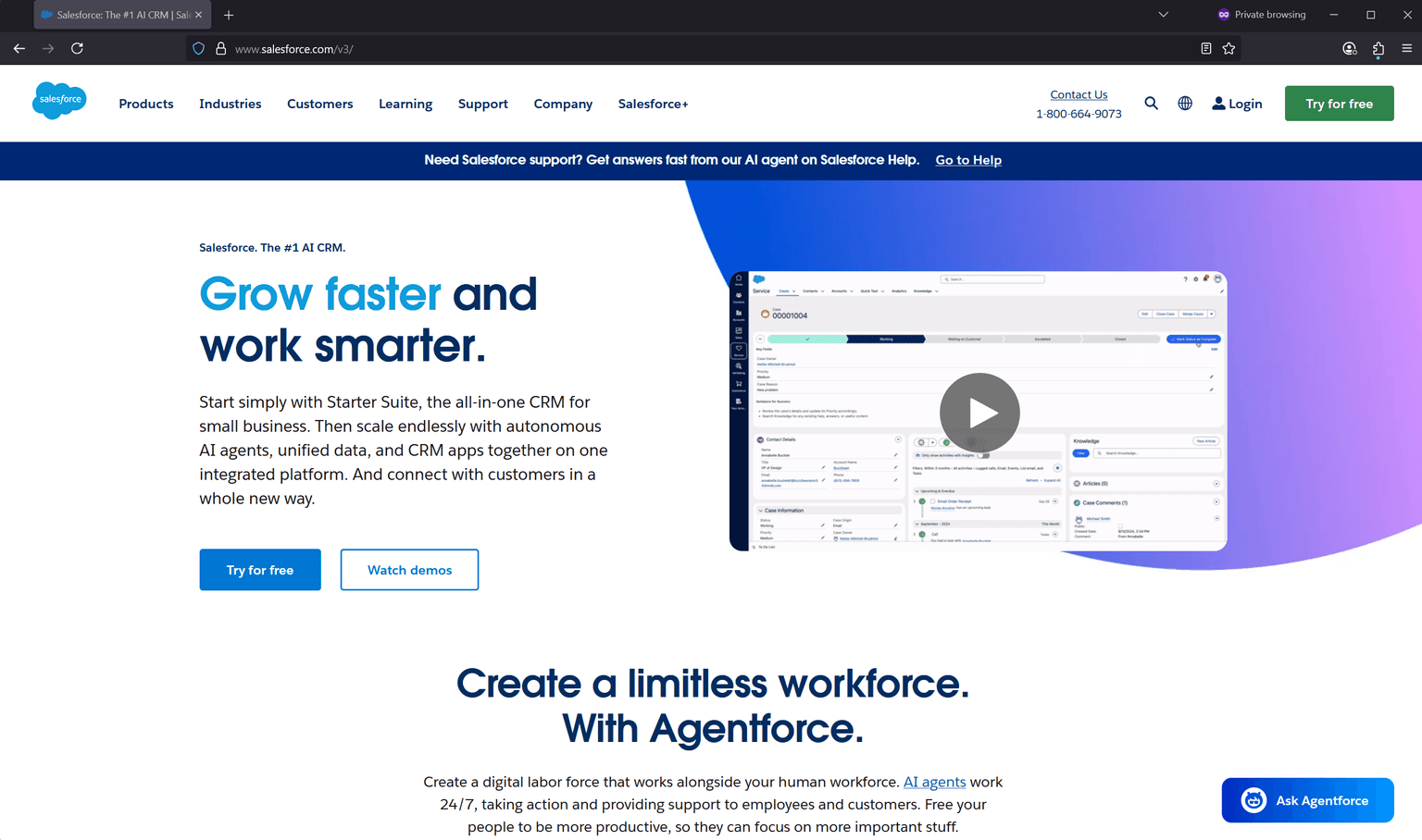 Screenshot of Is salesforce.com scam or legitimate?