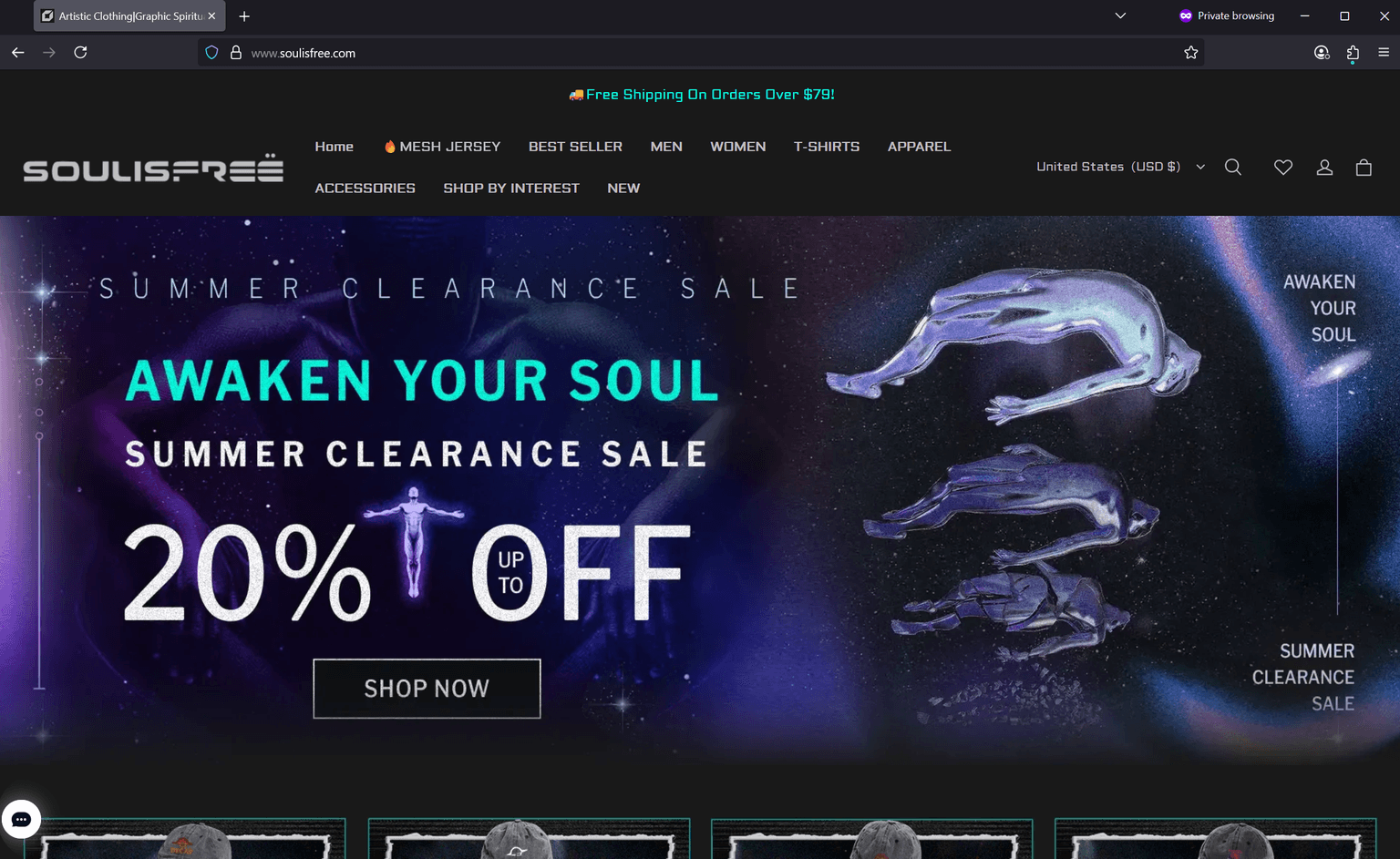 Screenshot of Is soulisfree.com scam or legitimate?