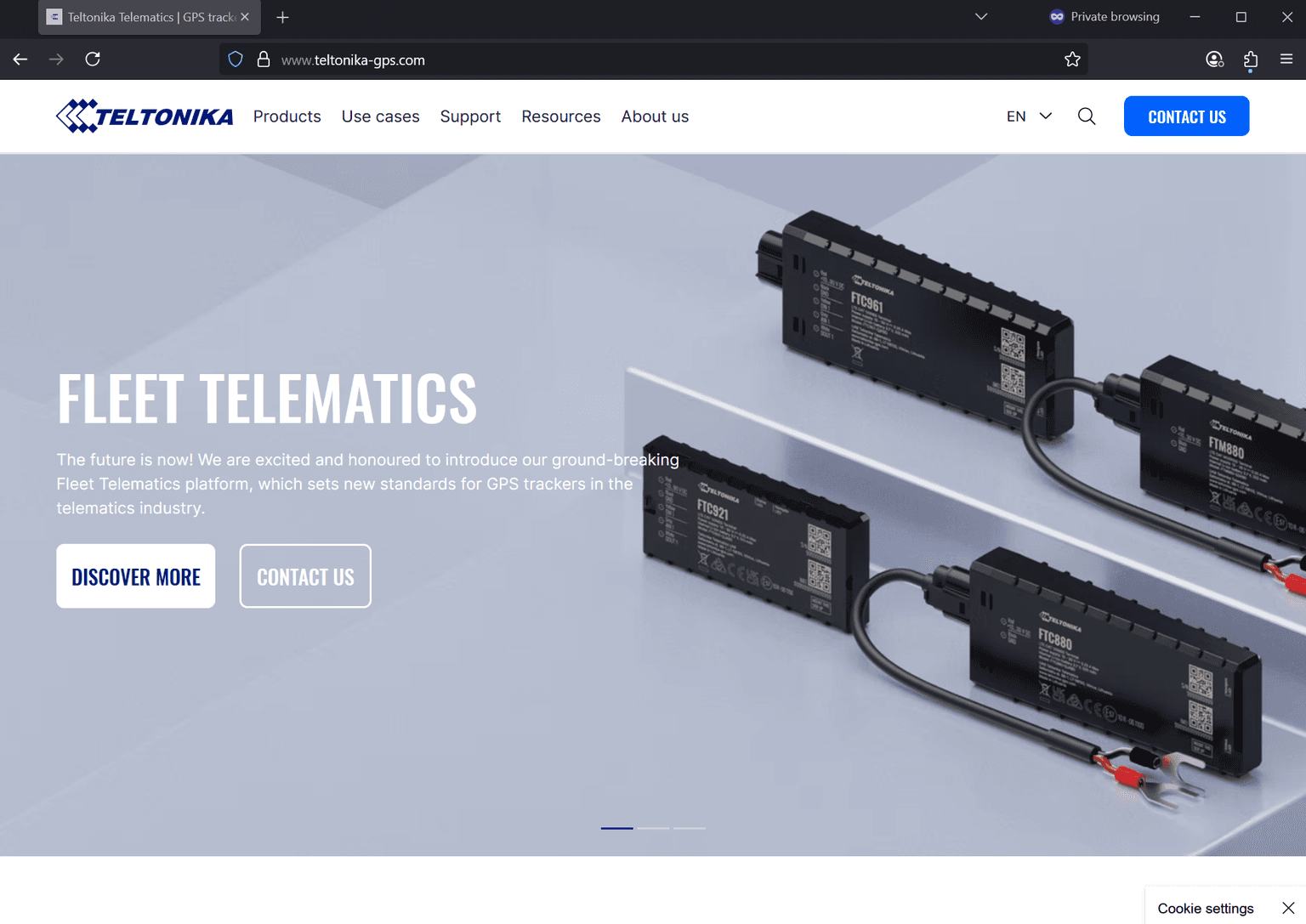 Screenshot of Is teltonika-gps.com scam or legitimate?