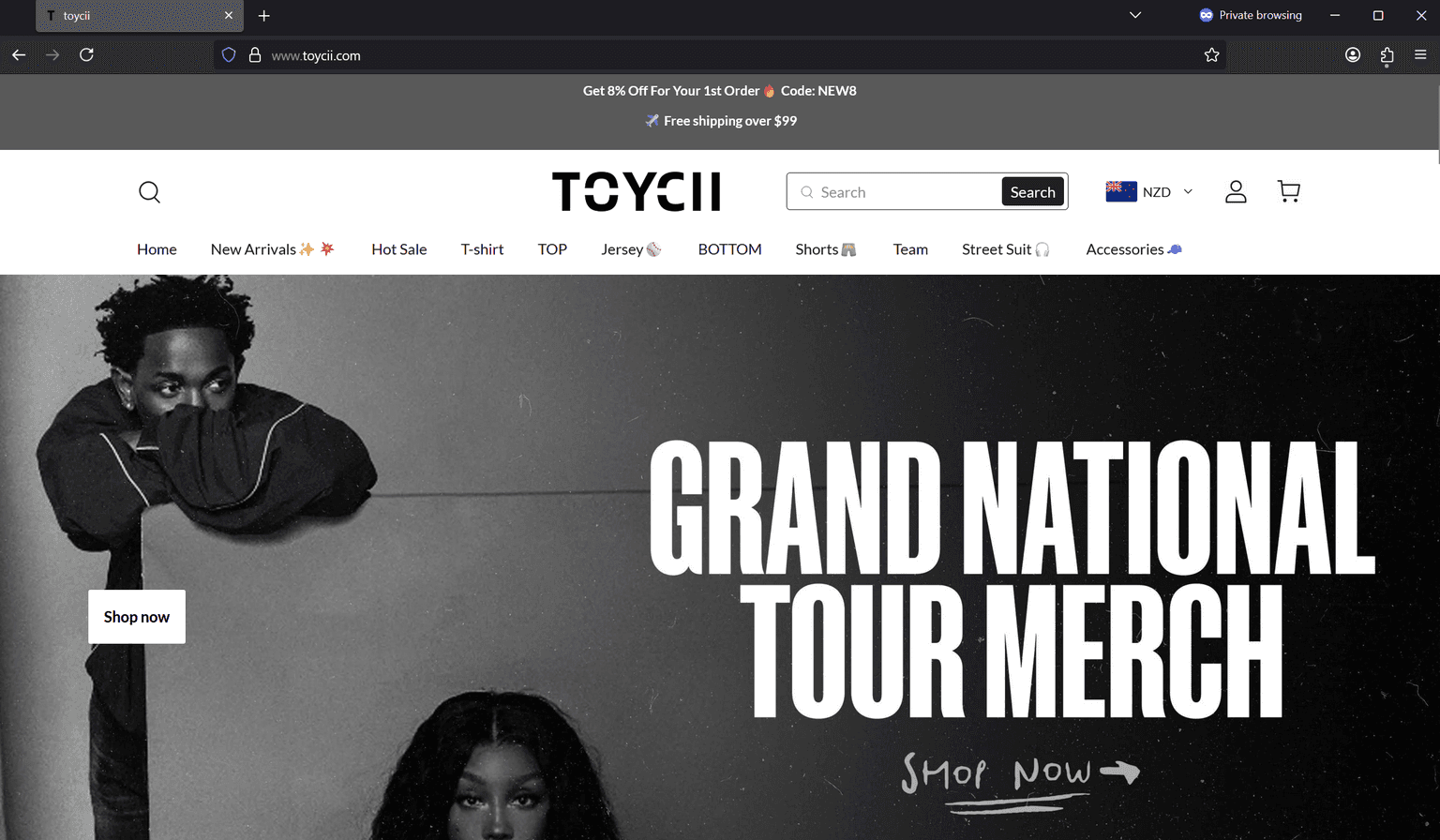 Screenshot of Is toycii.com scam or legitimate?