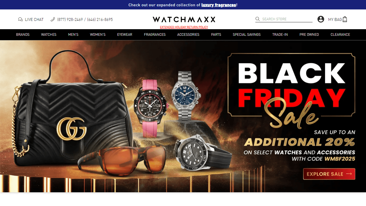Screenshot of Is watchmaxx.com scam or legitimate?