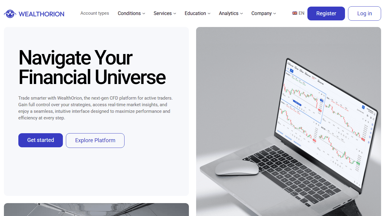 Screenshot of Is wealthorion.com scam or legitimate?