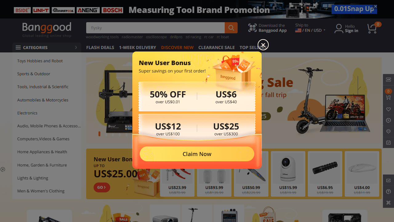 Screenshot of Is banggood.com scam or legitimate?