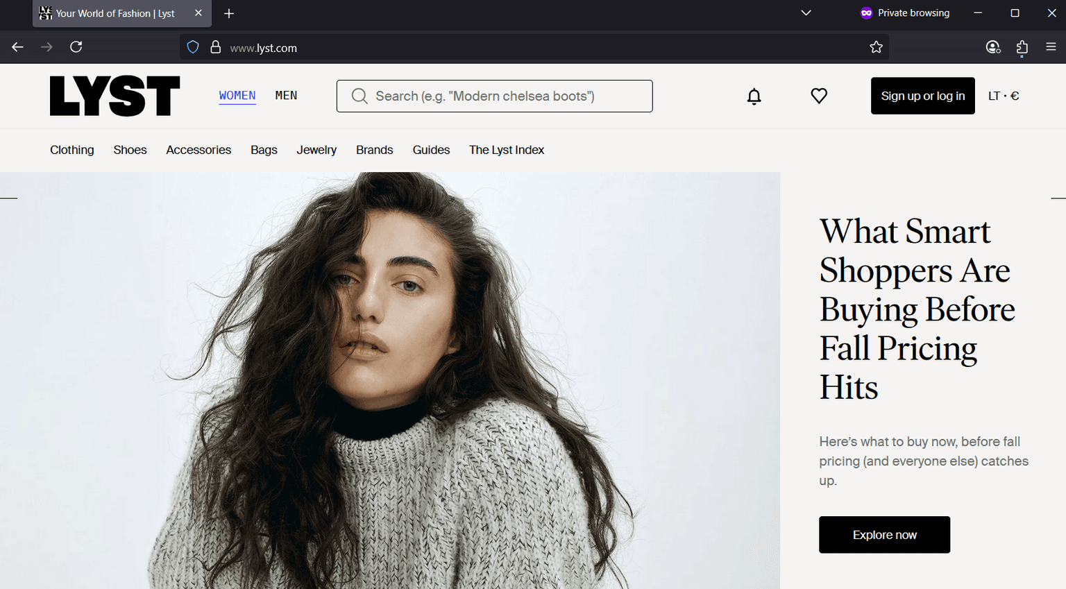 Screenshot of Is lyst.com scam or legitimate?