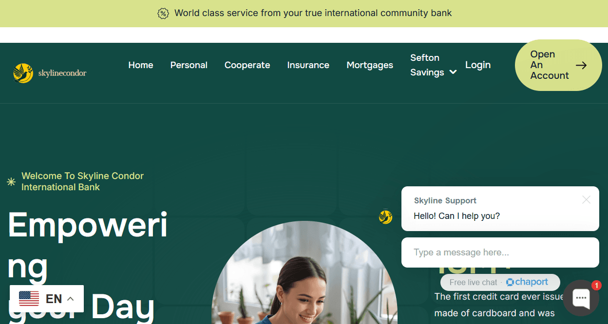 Screenshot of Is skylinecondor.org scam or legitimate?