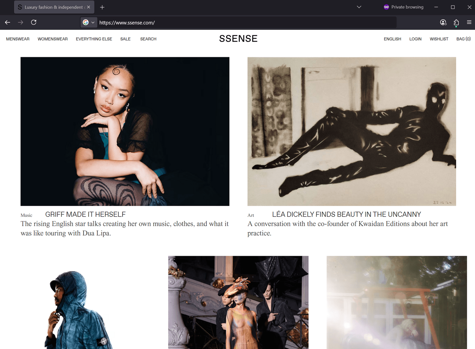 Screenshot of Is ssense.com scam or legitimate?