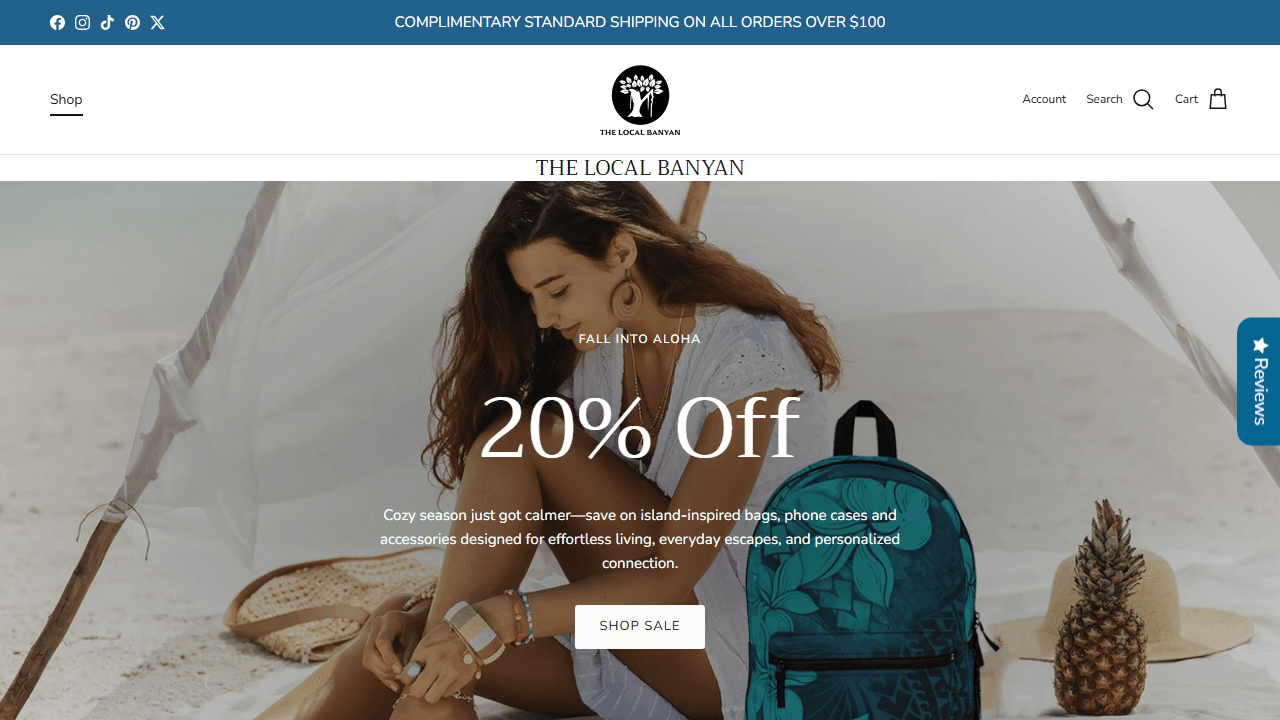 Screenshot of Is thelocalbanyan.com Scam or Legitimate?